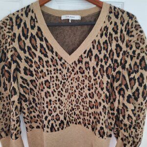 Frame Denim Leopard Print Sweater